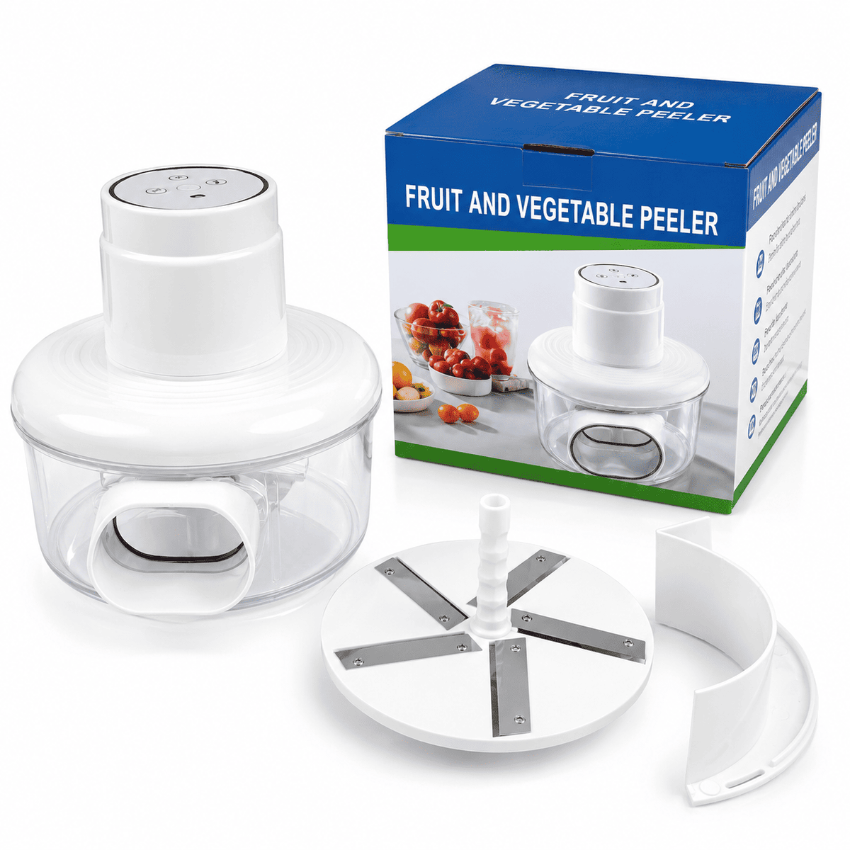 Electric automatic fruit peeler machine for home kitchen use