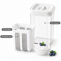 Yogurt strainer and Greek yogurt maker for homemade thick yogurt