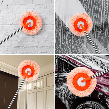 360 degree rotating head long handle sunflower mop for floor cleaning
