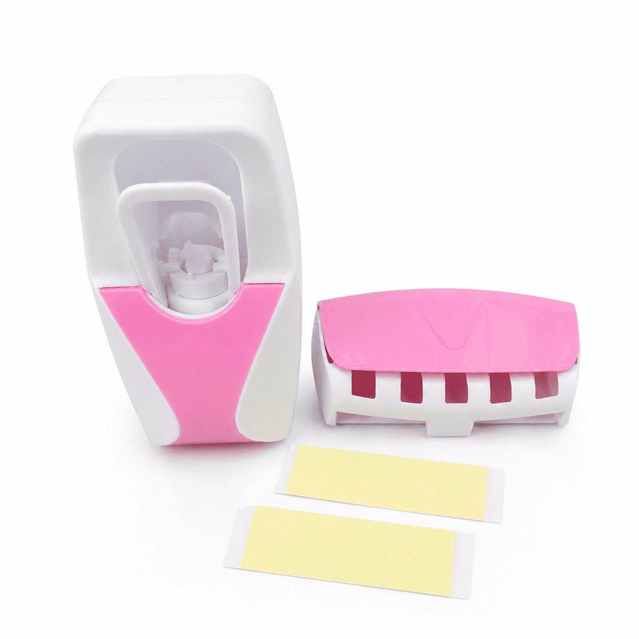 Automatic toothpaste dispenser wall mount with toothbrush holder