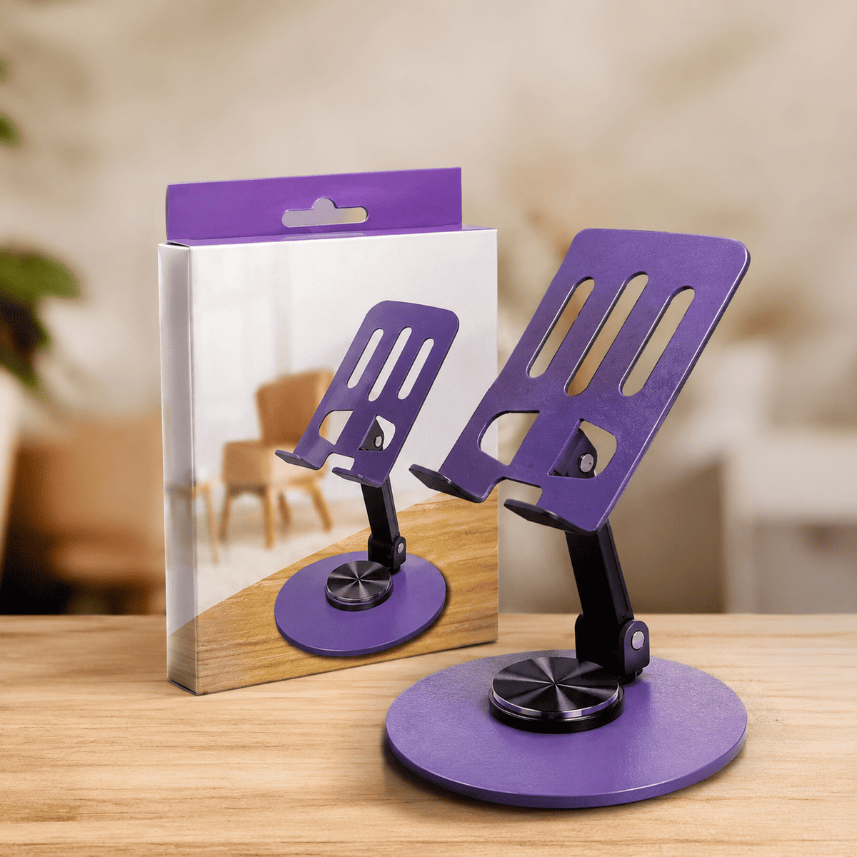 Universal adjustable alloy mobile and tablet desktop stand