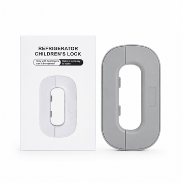 Child safety refrigerator lock for baby and toddler fridge door