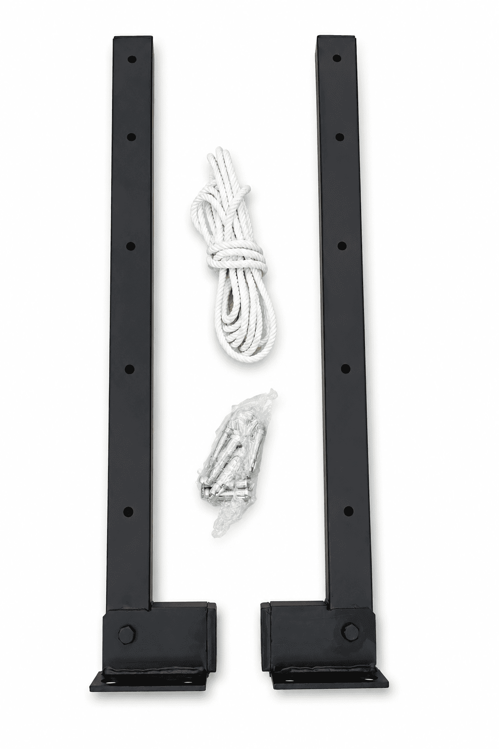 Cloth drying stand installation screws and free rope
