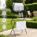 foldable clothes airer stand for home laundry