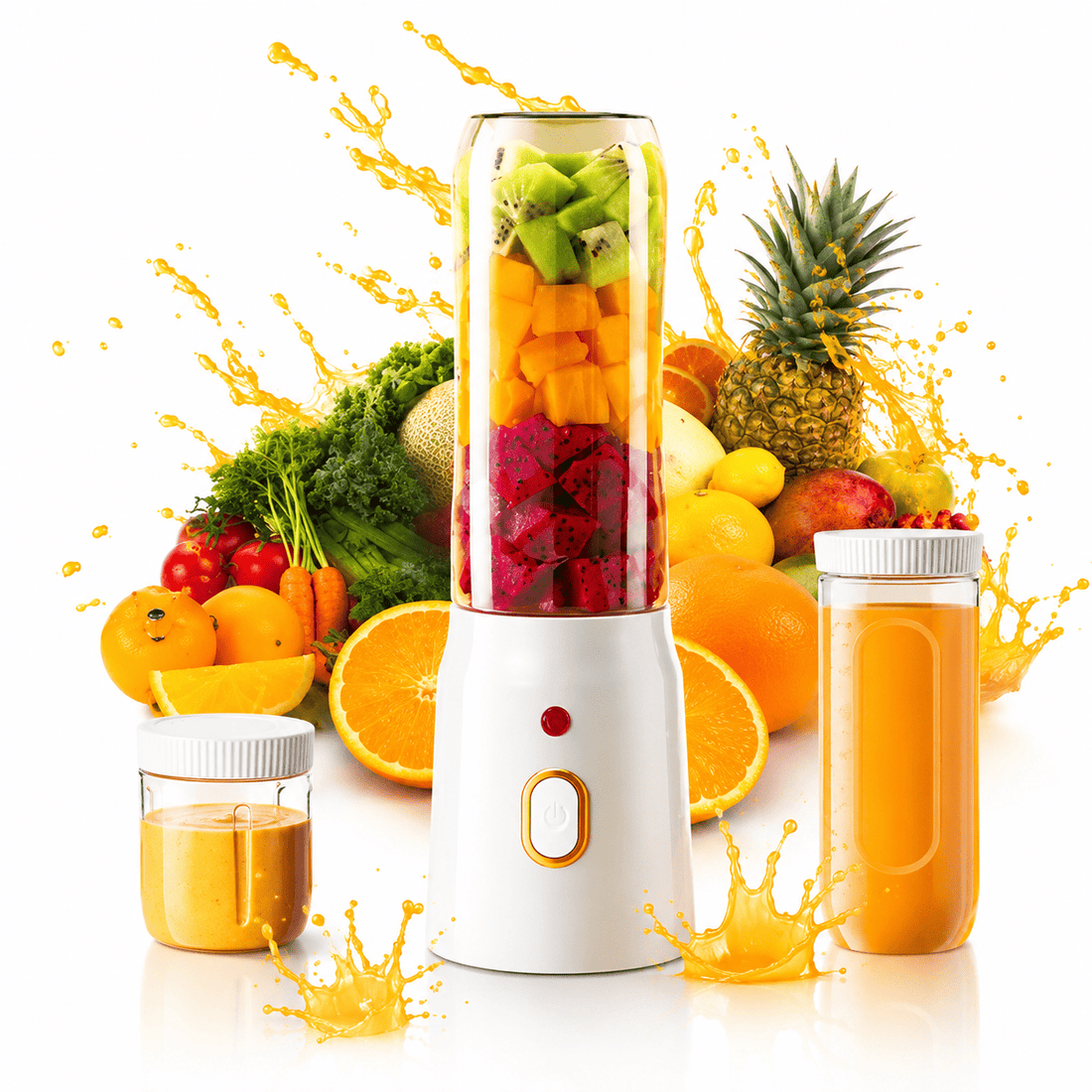 500ML rechargeable portable blender and juicer cup