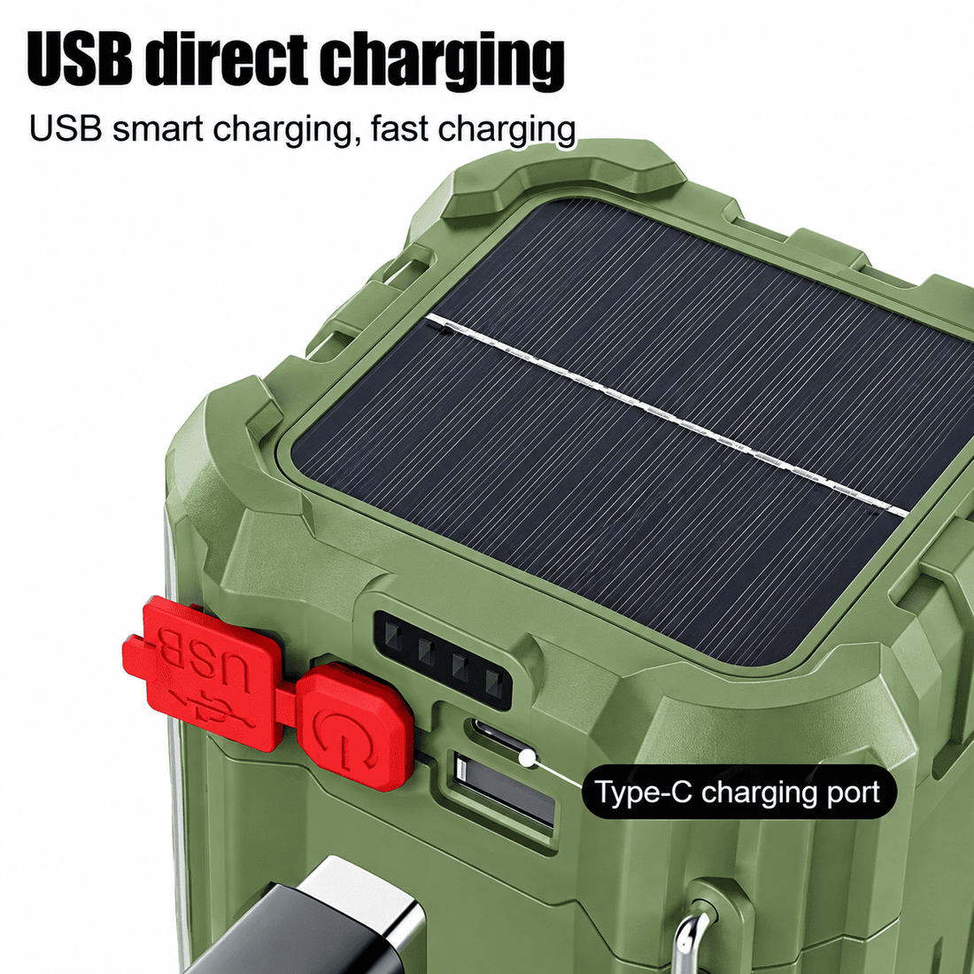 3 in 1 Solar Camping Lantern with Fan & LED Torch | Rechargeable Emergency Light