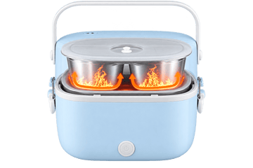 JAU KANG electric lunch box with heating function and metal containers