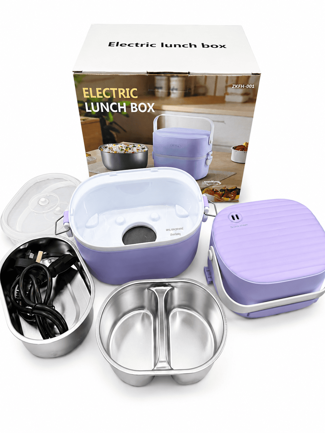 JAU KANG heated lunch box product dimensions 18x13x15.5cm