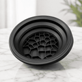 Pink silicone facial ice bowl for skincare routine
