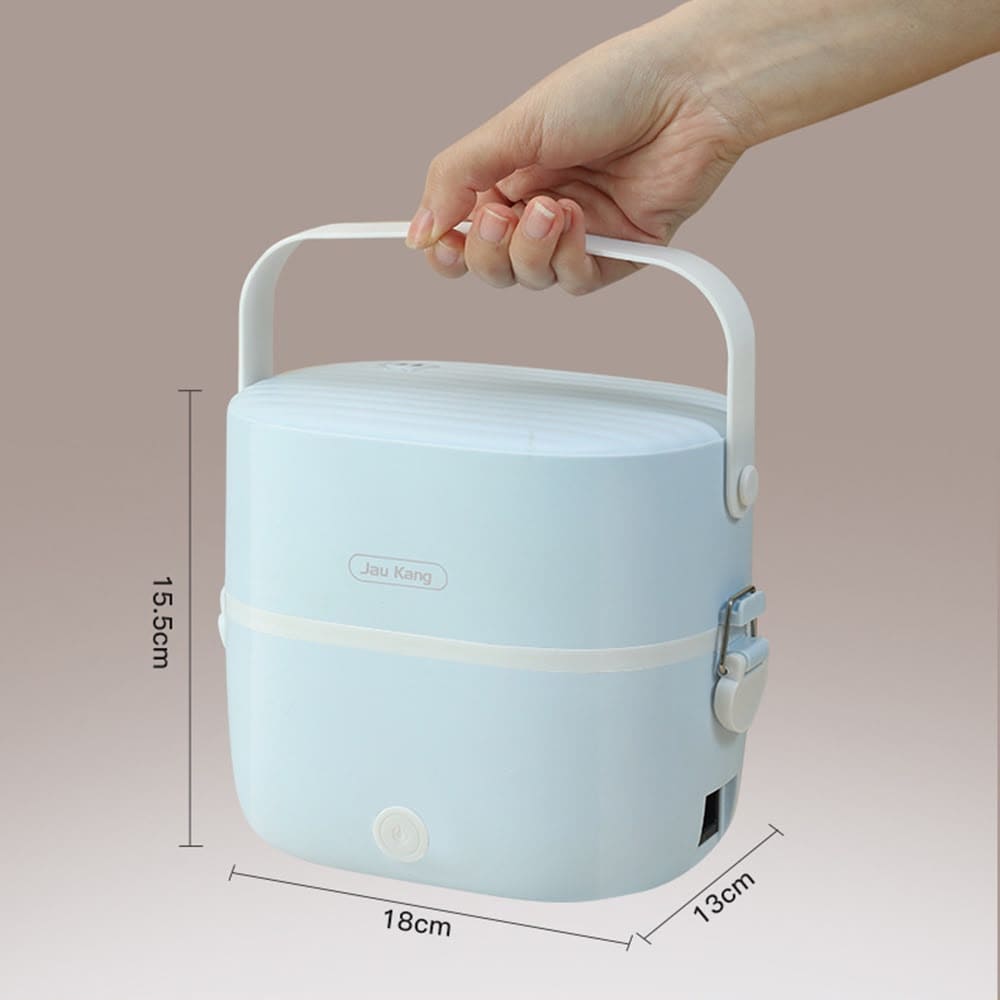 Electric lunch box heating function for warm meals