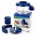 Automatic fruit and vegetable peeler for quick and easy kitchen preparation